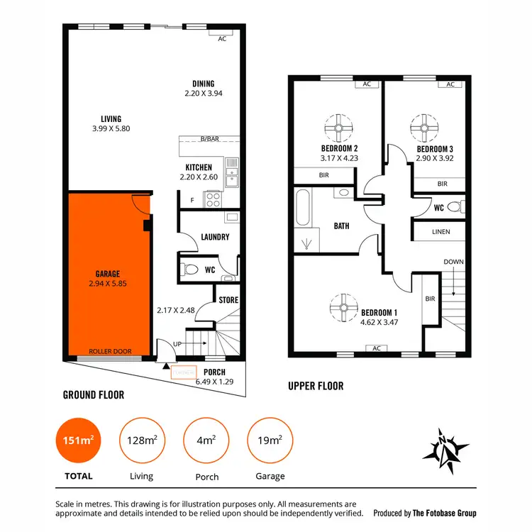 Floorplan of Homely townhouse listing, 37 Kinkaid Road, Elizabeth East SA 5112