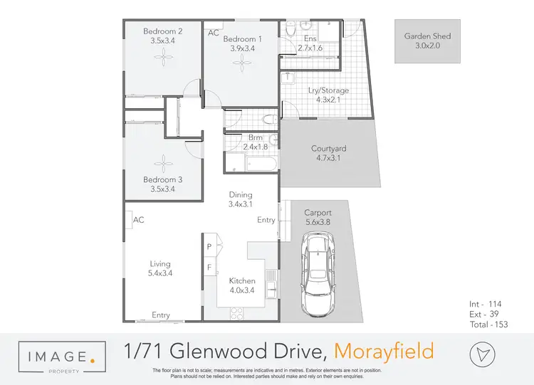 Floorplan of Homely house listing, 1/71 Glenwood Drive, Morayfield QLD 4506