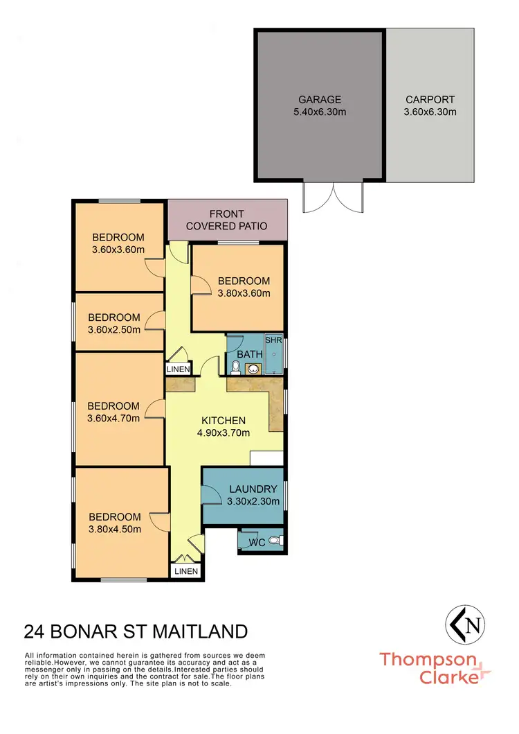 Floorplan of Homely house listing, 24 Bonar Street, Maitland NSW 2320