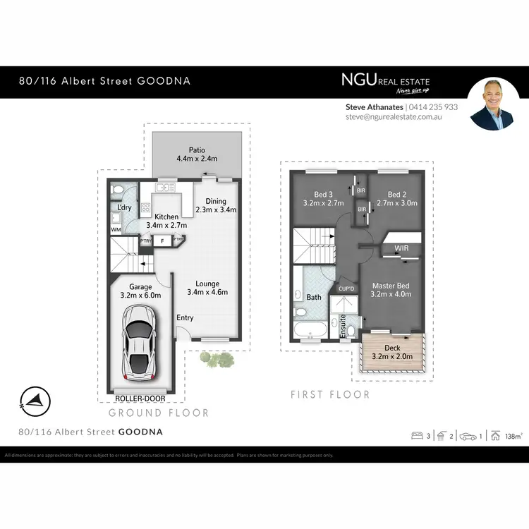 Floorplan of Homely townhouse listing, 80/116 Albert Street, Goodna QLD 4300