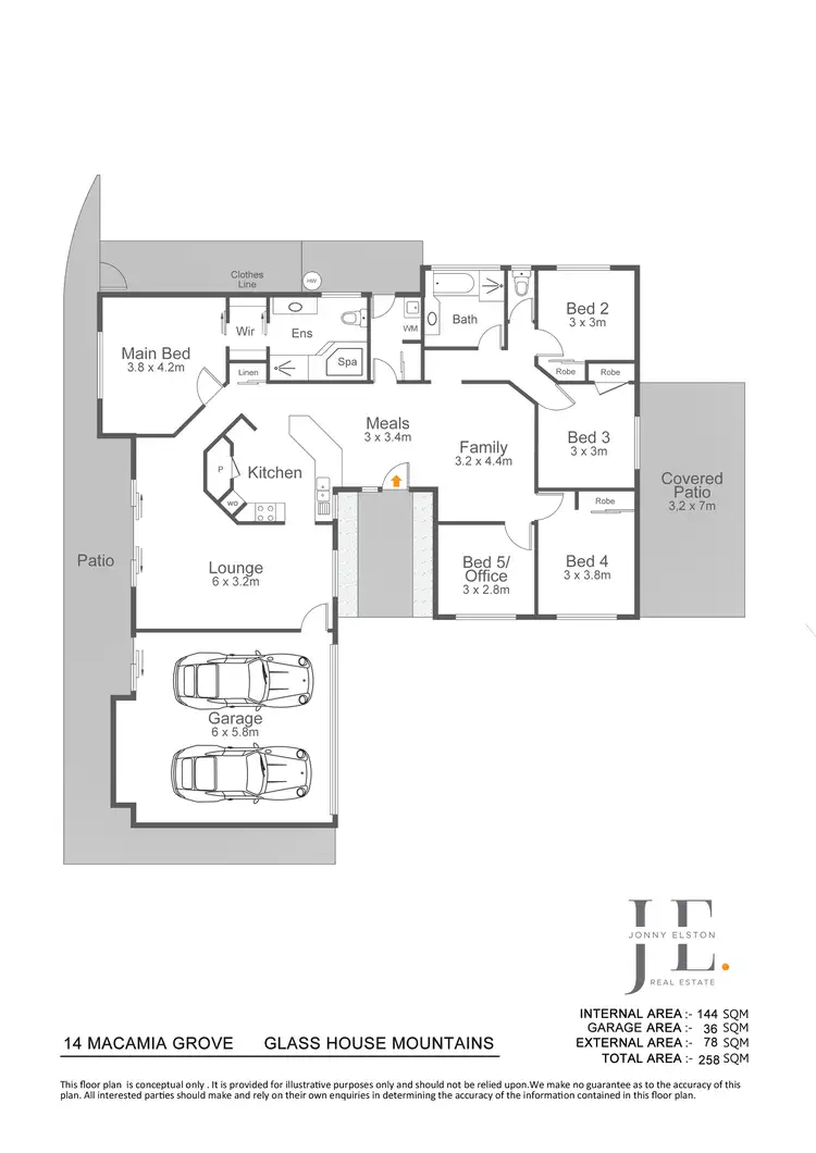 Floorplan of Homely house listing, 14 Macamia Grove, Glass House Mountains QLD 4518