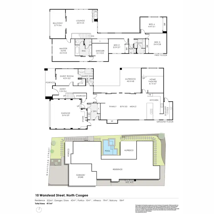 Floorplan of Homely house listing, 10 Wanstead Street, North Coogee WA 6163