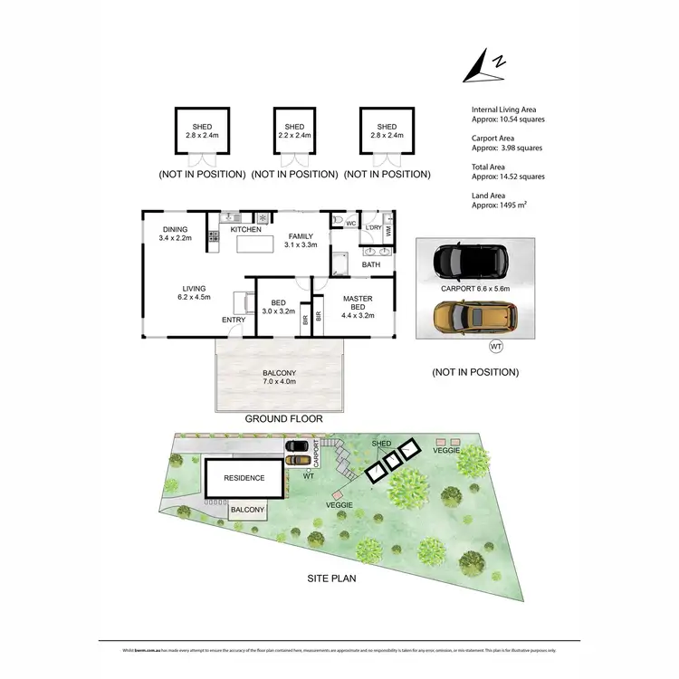 Floorplan of Homely house listing, 48 Scott Street, Dromana VIC 3936