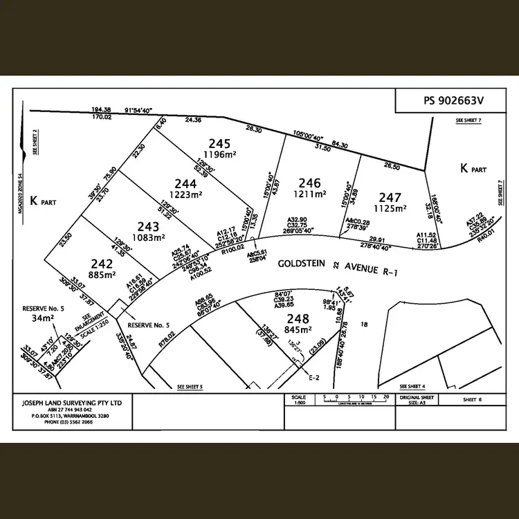 Floorplan of Homely land listing, LOT 242 Hopkins Heights, Warrnambool VIC 3280