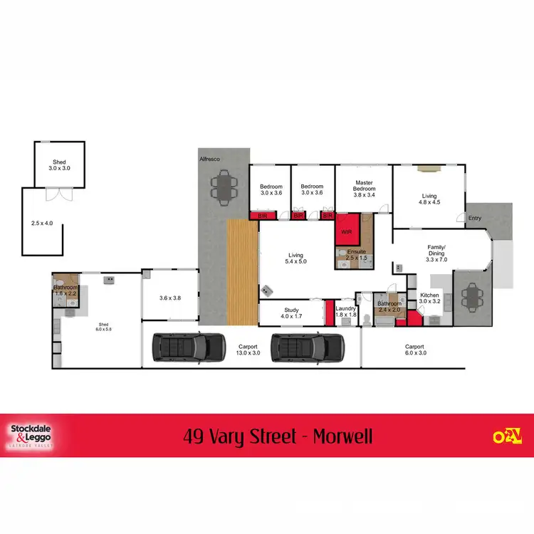 Floorplan of Homely house listing, 49 Vary Street, Morwell VIC 3840