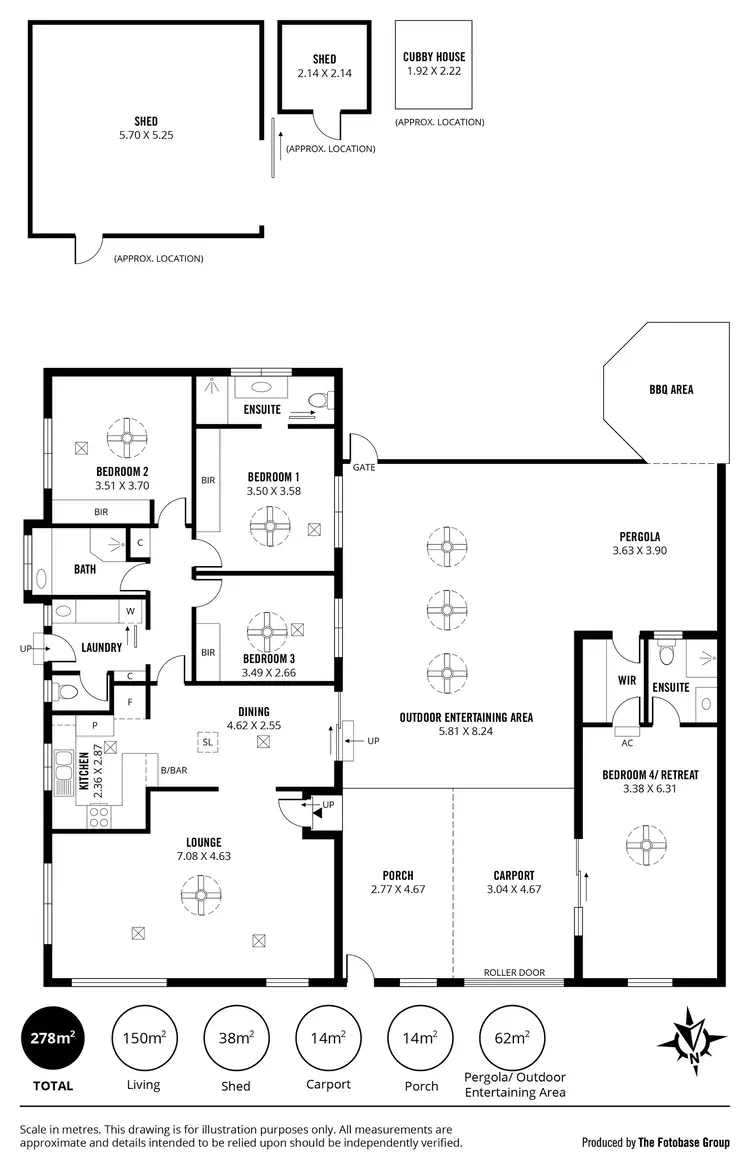 Floorplan of Homely house listing, 10 Cunningham Street, Morphett Vale SA 5162