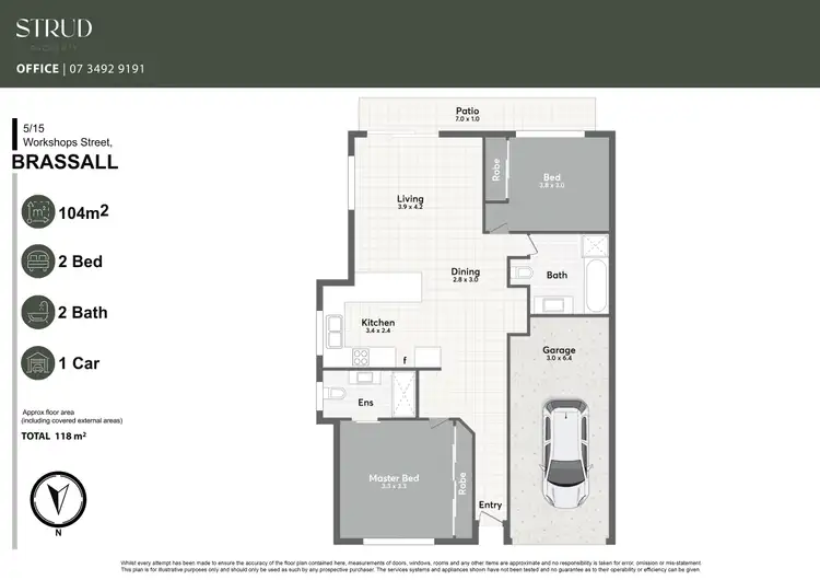 Floorplan of Homely unit listing, 5/15 Workshops Street, Brassall QLD 4305
