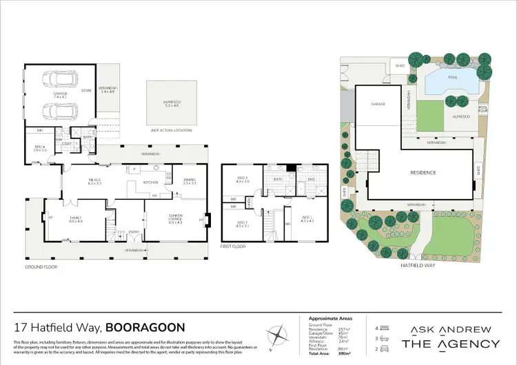 Floorplan of Homely house listing, 17 Hatfield Way, Booragoon WA 6154