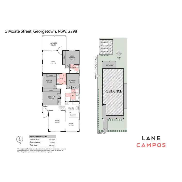 Floorplan of Homely house listing, 5 Moate Street, Georgetown NSW 2298
