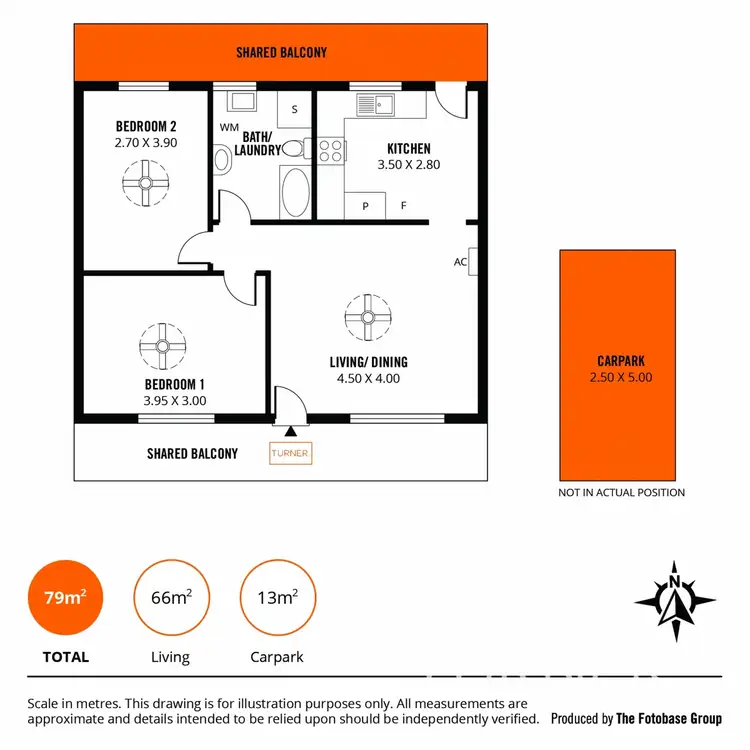 Floorplan of Homely unit listing, 11/28 Robert Avenue, Broadview SA 5083