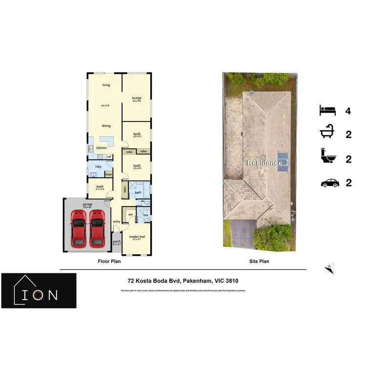 Floorplan of Homely house listing, 72 Kosta Boda Boulevard, Pakenham VIC 3810