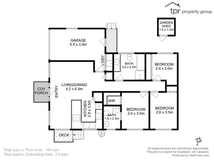 Floorplan of Homely house listing, 6/50 Main Street, Huonville TAS 7109