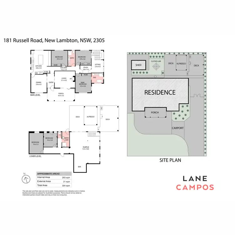 Floorplan of Homely house listing, 181 Russell Road, New Lambton NSW 2305