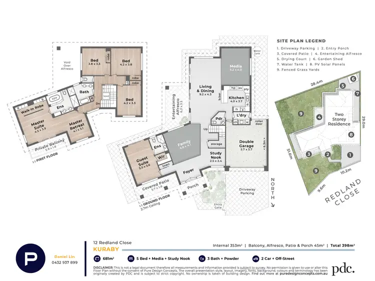 Floorplan of Homely house listing, 12 Redland Close, Kuraby QLD 4112