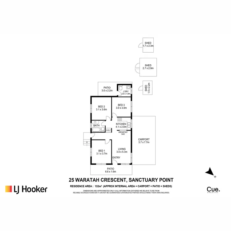 Floorplan of Homely house listing, 25 Waratah Crescent, Sanctuary Point NSW 2540