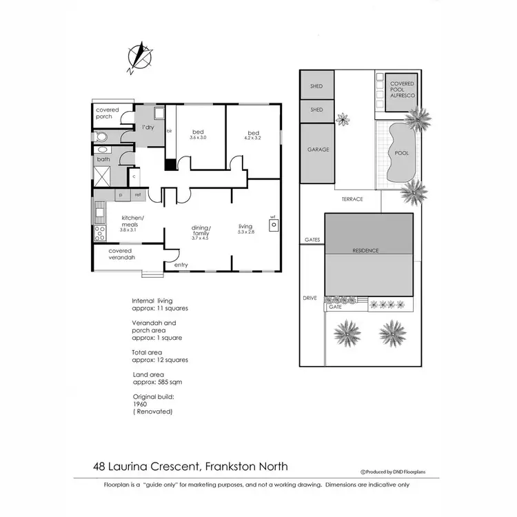 Floorplan of Homely house listing, 48 Laurina Crescent, Frankston North VIC 3200