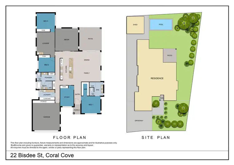 Floorplan of Homely house listing, 22 Bisdee Street, Coral Cove QLD 4670
