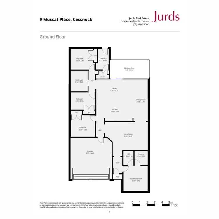 Floorplan of Homely house listing, 9 Muscat Place, Cessnock NSW 2325
