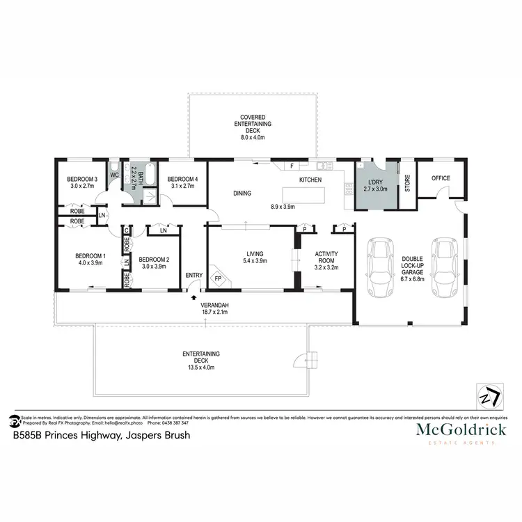 Floorplan of Homely rural property listing, B585B Princes Highway, Jaspers Brush NSW 2535