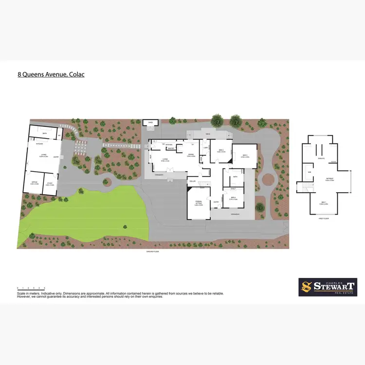 Floorplan of Homely house listing, 8 Queens Avenue, Colac VIC 3250