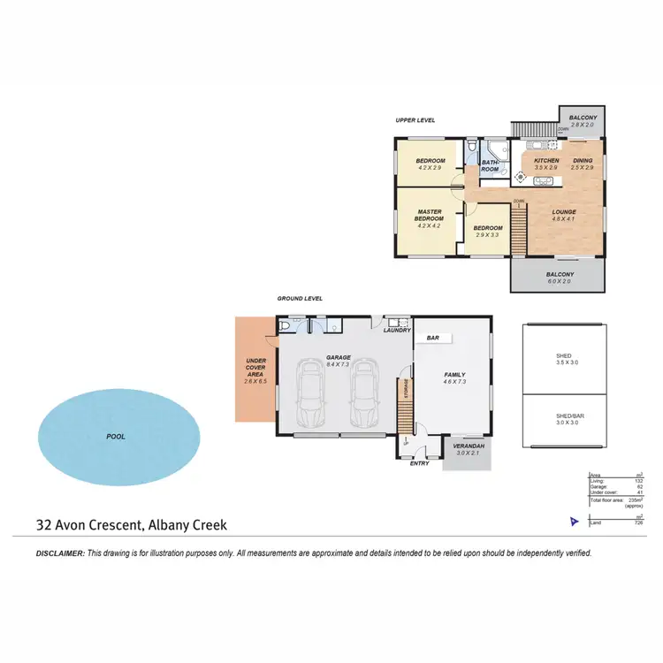 Floorplan of Homely house listing, 32 Avon Crescent, Albany Creek QLD 4035