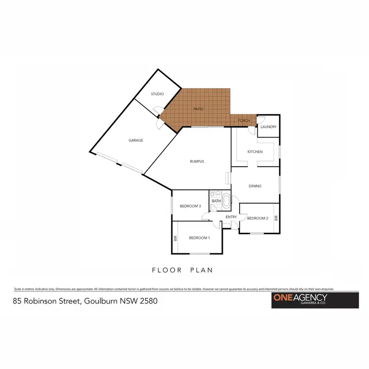 Floorplan of Homely house listing, 85 Robinson Street, Goulburn NSW 2580