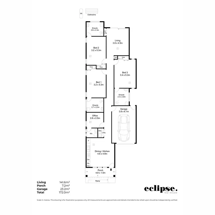 Floorplan of Homely house listing, 447B Bridge Road, Para Hills SA 5096