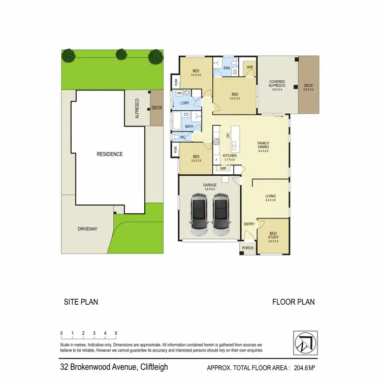 Floorplan of Homely house listing, 32 Brokenwood Avenue, Cliftleigh NSW 2321
