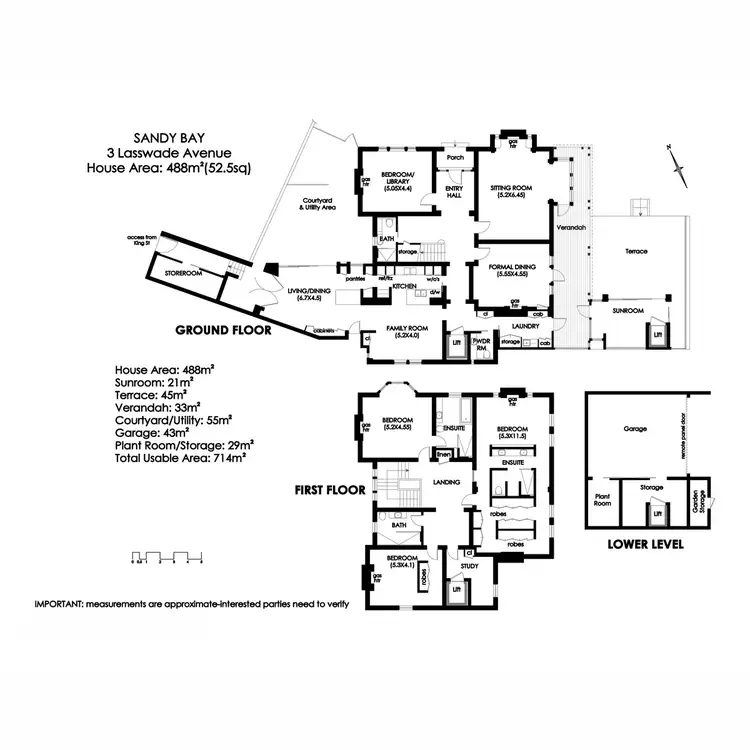 Floorplan of Homely house listing, 3 Lasswade Avenue, Sandy Bay TAS 7005