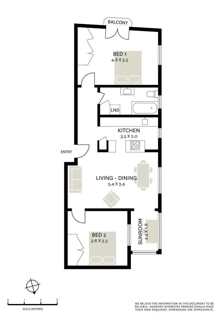 Floorplan of Homely apartment listing, 21/6-8 Farrell Avenue, Darlinghurst NSW 2010