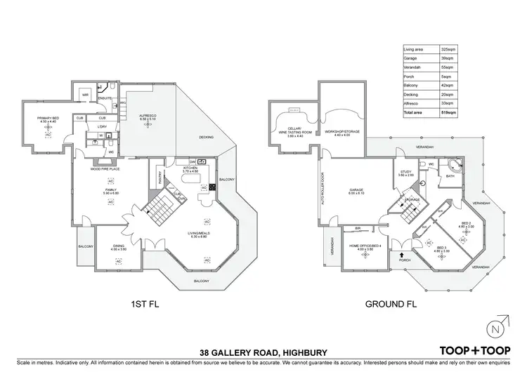 Floorplan of Homely house listing, 38 Gallery Road, Highbury SA 5089