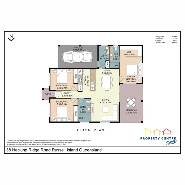 Floorplan of Homely house listing, 38 Hacking Ridge Road, Russell Island QLD 4184