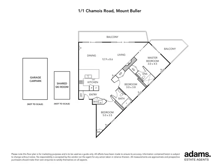 Floorplan of Homely apartment listing, 1/1 Chamois Road, Mount Buller VIC 3723