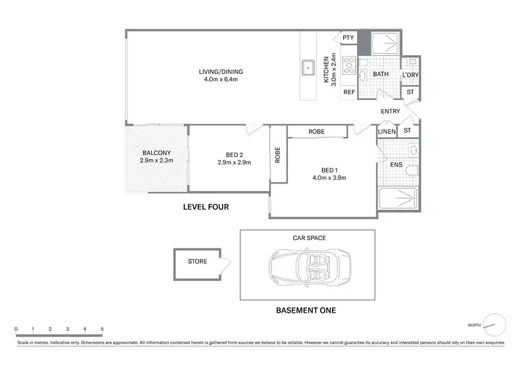 Floorplan of Homely apartment listing, 404B/5 Hadfields Street, Erskineville NSW 2043