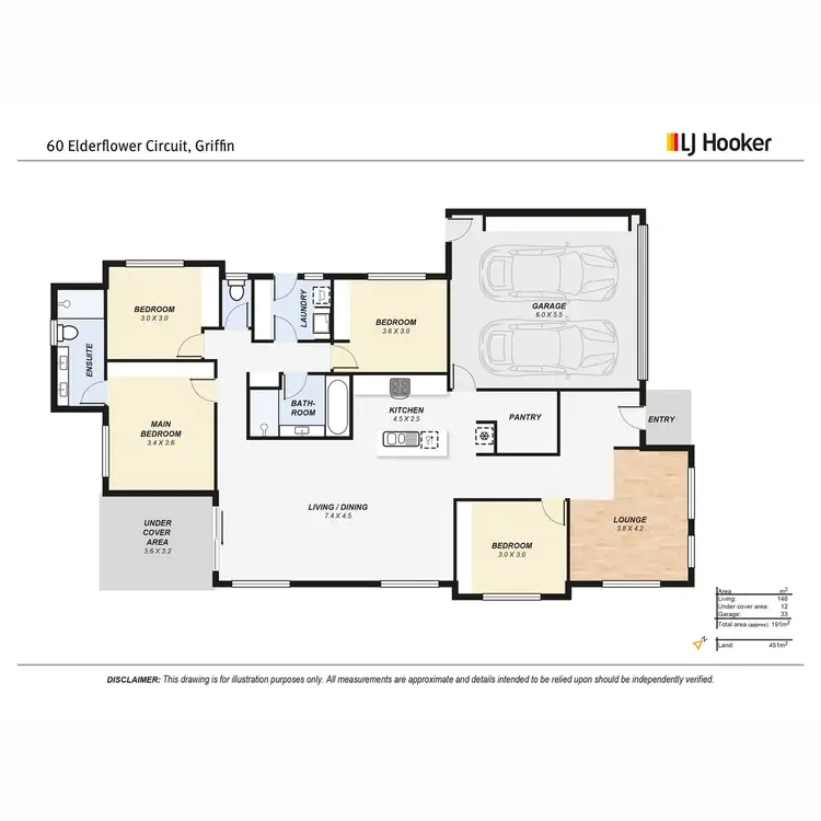 Floorplan of Homely house listing, 60 Elderflower Circuit, Griffin QLD 4503
