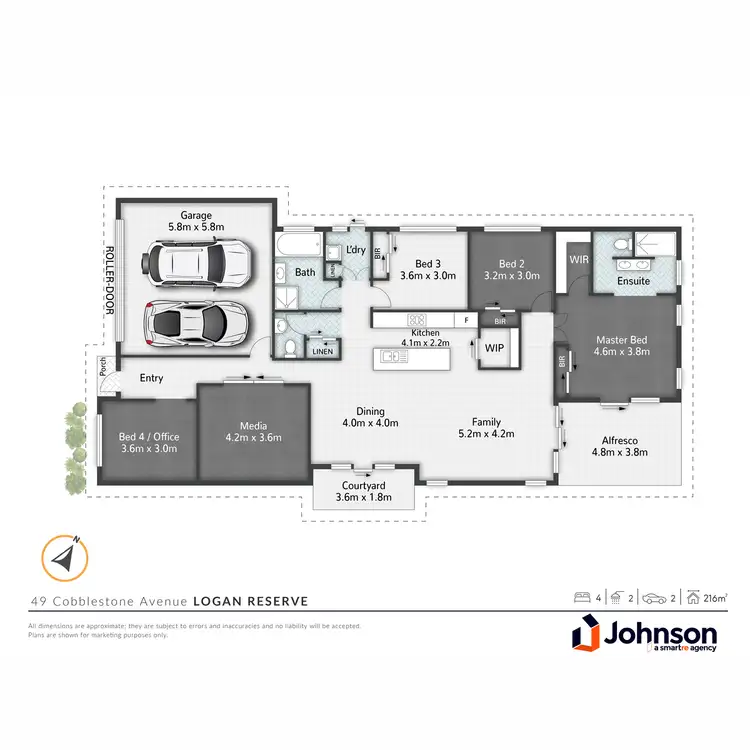 Floorplan of Homely house listing, 49 Cobblestone Avenue, Logan Reserve QLD 4133