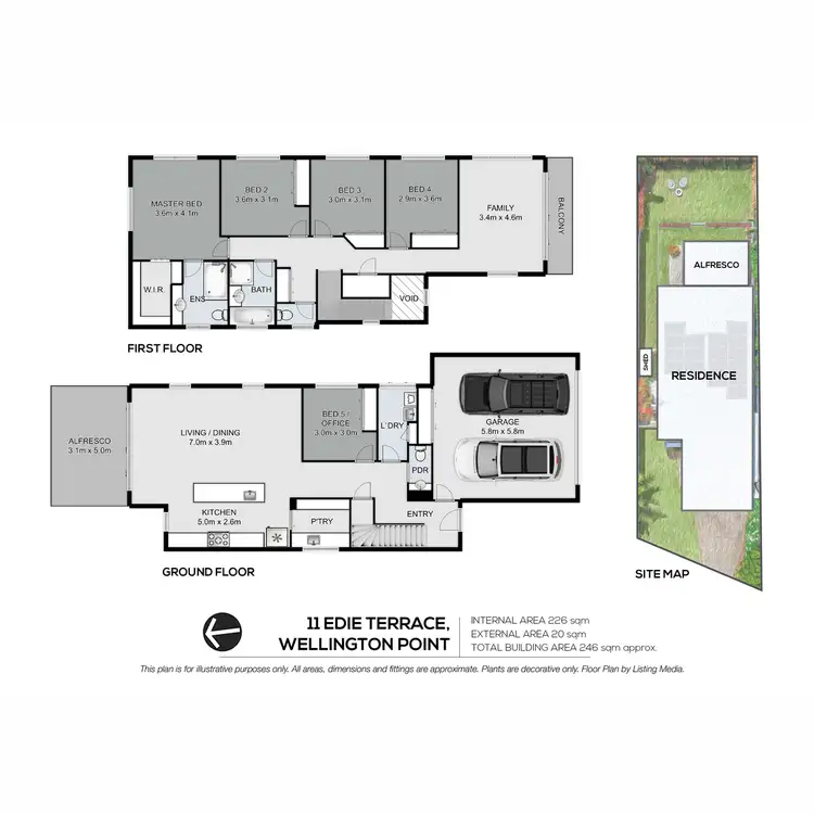 Floorplan of Homely house listing, 11 Edie Terrace, Wellington Point QLD 4160