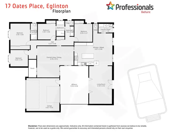 Floorplan of Homely house listing, 17 Oates Place, Eglinton NSW 2795