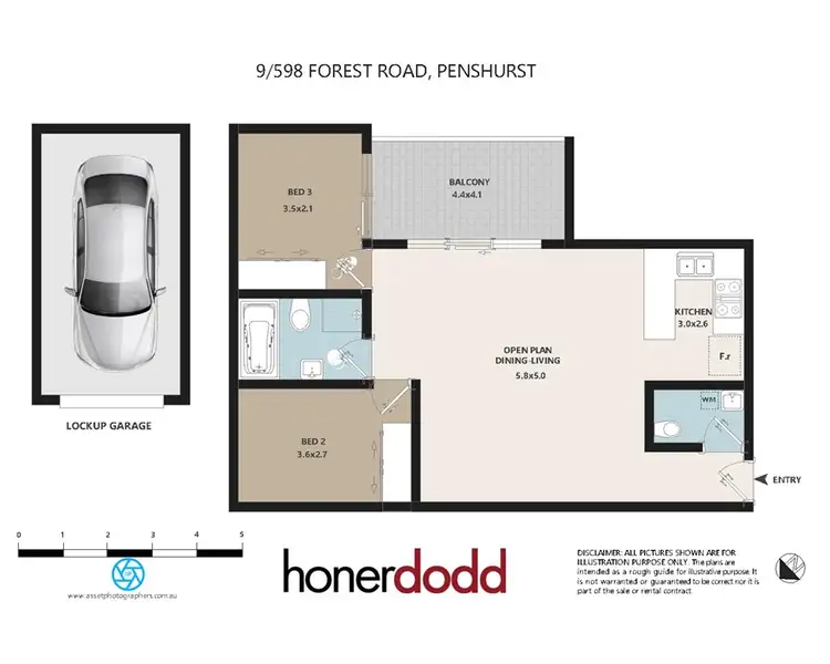 Floorplan of Homely apartment listing, 9/598 Forest Road, Penshurst NSW 2222