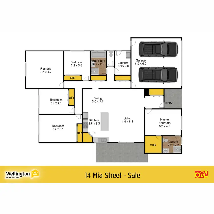 Floorplan of Homely house listing, 14 Mia Street, Sale VIC 3850