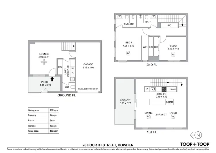 Floorplan of Homely townhouse listing, 26 Fourth Street, Bowden SA 5007