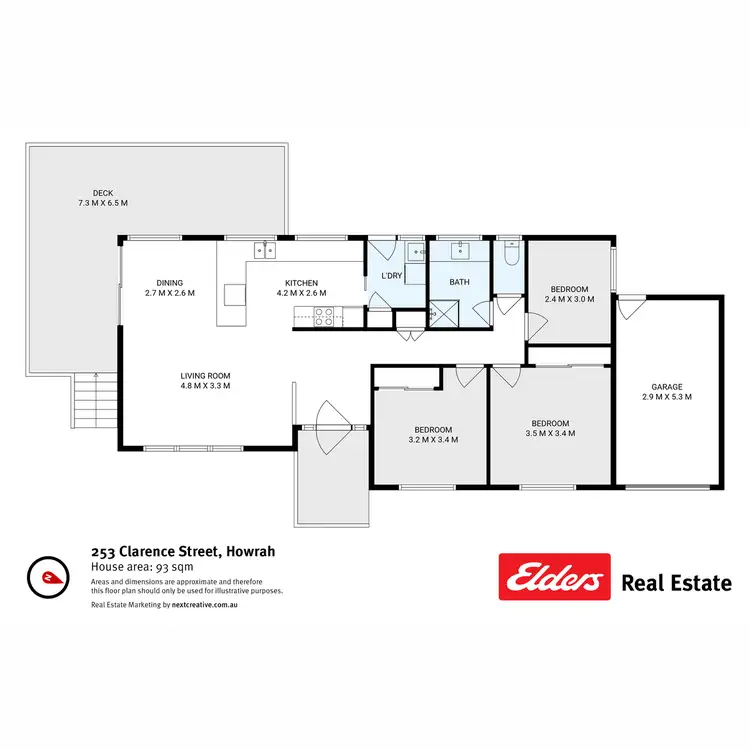Floorplan of Homely house listing, 253 Clarence Street, Howrah TAS 7018