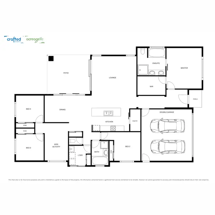 Floorplan of Homely rural property listing, 68 Corymbia Circuit, New Beith QLD 4124