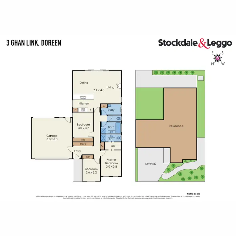 Floorplan of Homely house listing, 3 Ghan Link, Doreen VIC 3754