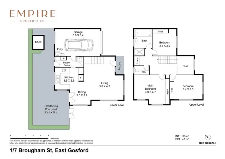 Floorplan of Homely townhouse listing, 1/7 Brougham Street, East Gosford NSW 2250