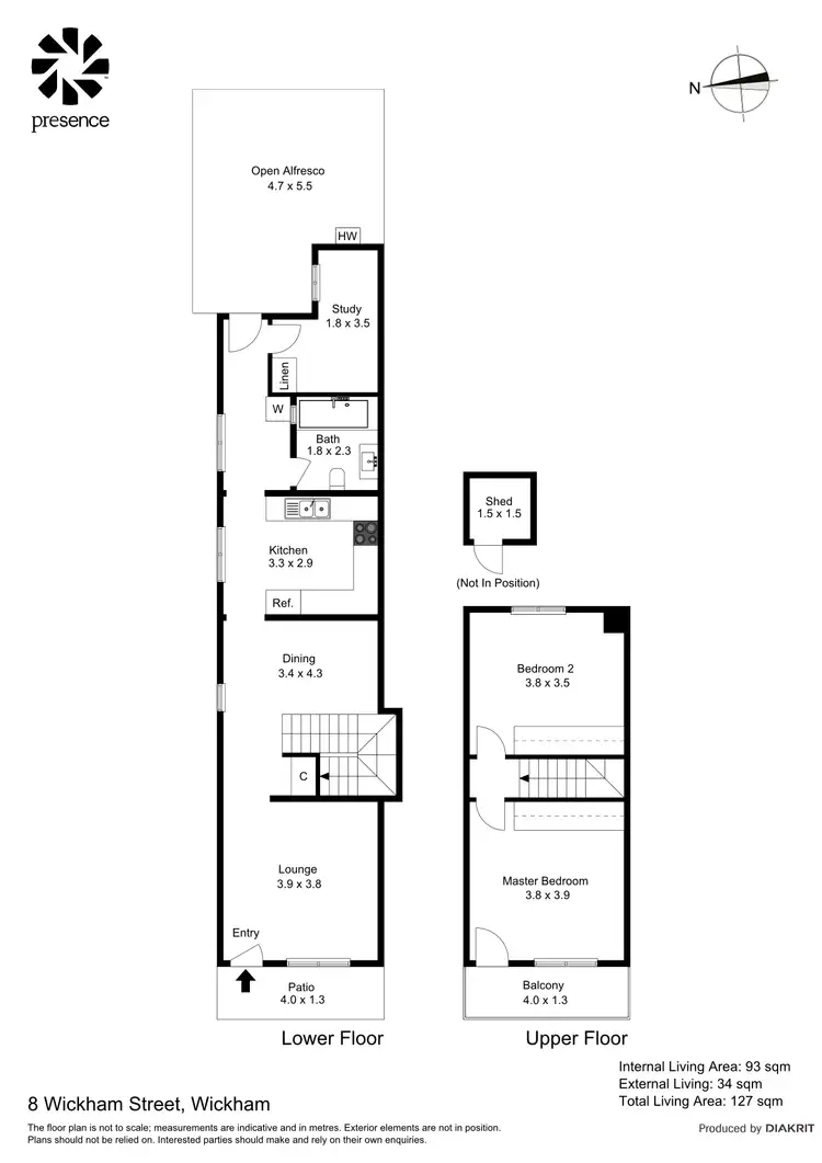 Floorplan of Homely house listing, 8 Wickham Street, Wickham NSW 2293