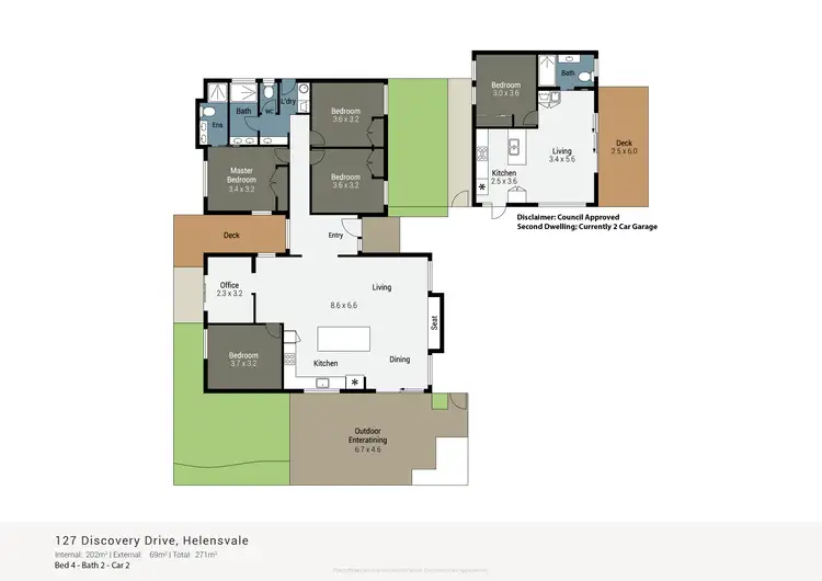Floorplan of Homely house listing, 127 Discovery Drive, Helensvale QLD 4212