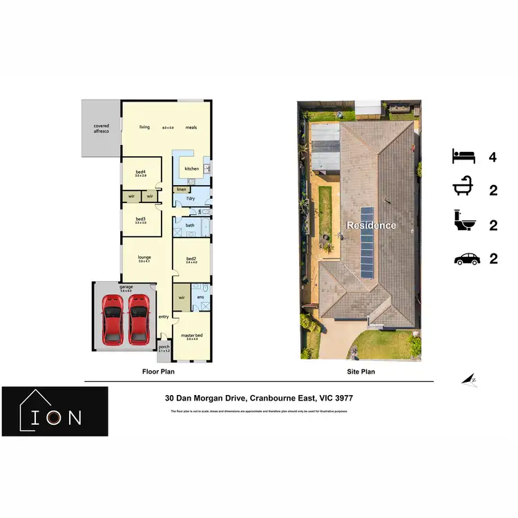 Floorplan of Homely house listing, 30 Dan Morgan Drive, Cranbourne East VIC 3977