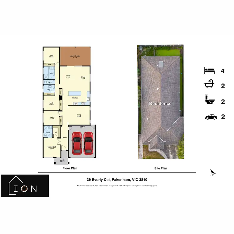 Floorplan of Homely house listing, 39 Everly Circuit, Pakenham VIC 3810
