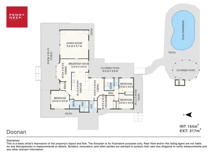 Floorplan of Homely rural property listing, 151 Lenehans Lane, Doonan QLD 4562